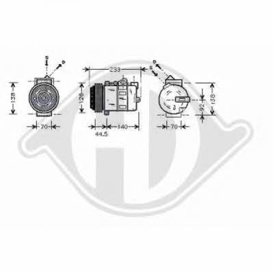 Diederichs 7169002 Компресор кондиціонера 7169002: Приваблива ціна - Купити у Польщі на 2407.PL!