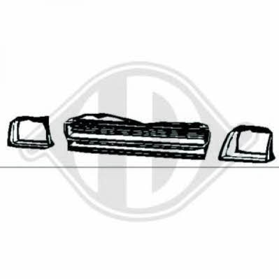 Diederichs 6641042 Grille radiator 6641042: Buy near me in Poland at 2407.PL - Good price!