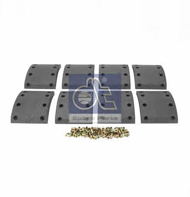 DT Spare Parts 3.96449 Brake lining set 396449: Buy near me in Poland at 2407.PL - Good price!