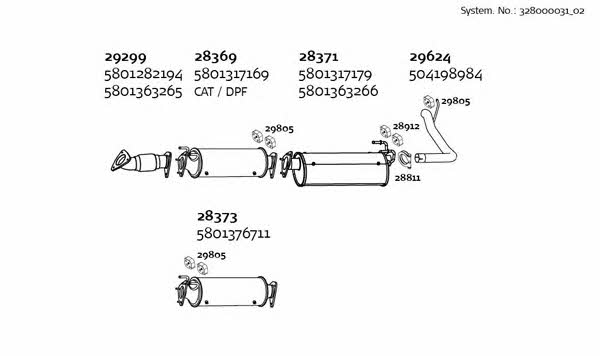 Dinex 328000031_02 Exhaust system 32800003102: Buy near me in Poland at 2407.PL - Good price!