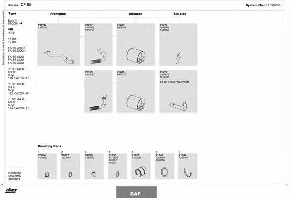 Dinex 121000055 Exhaust system 121000055: Buy near me in Poland at 2407.PL - Good price!