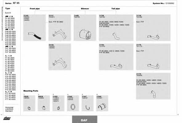 Dinex 121000062 Exhaust system 121000062: Buy near me in Poland at 2407.PL - Good price!