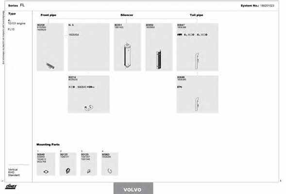 Dinex 180201023 Exhaust system 180201023: Buy near me in Poland at 2407.PL - Good price!