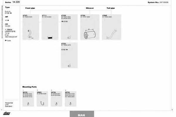 Dinex 247100008 Exhaust system 247100008: Buy near me at 2407.PL in Poland at an Affordable price!