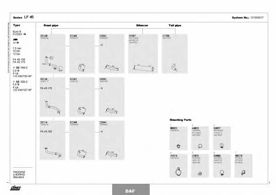 Dinex 121000017 Система випуску відпрацьованих газів 121000017: Приваблива ціна - Купити у Польщі на 2407.PL!
