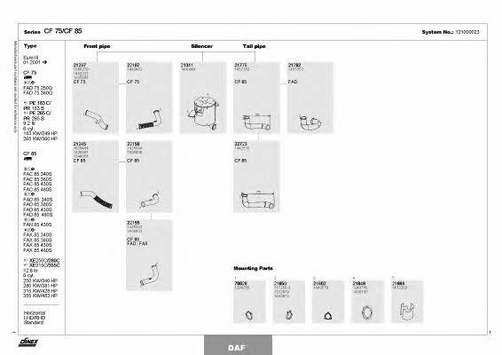 Dinex 121000023 Система выпуска отработаных газов 121000023: Отличная цена - Купить в Польше на 2407.PL!