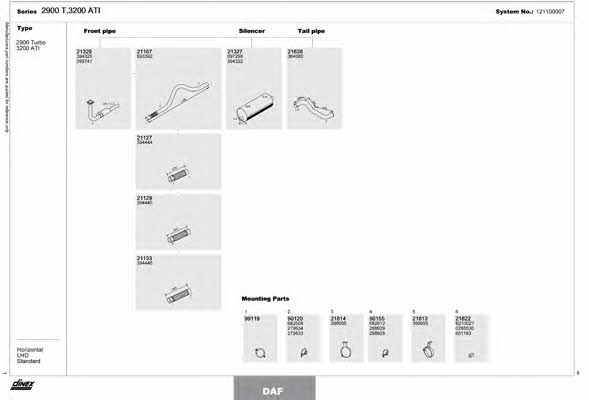 Dinex 121100007 Система випуску відпрацьованих газів 121100007: Приваблива ціна - Купити у Польщі на 2407.PL!