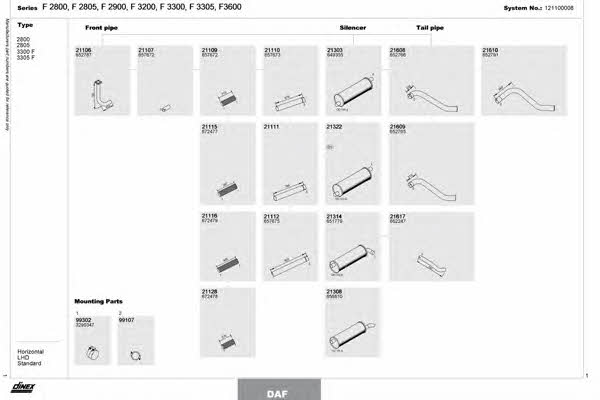 Dinex 121100008 Abgasanlage 121100008: Kaufen Sie zu einem guten Preis in Polen bei 2407.PL!