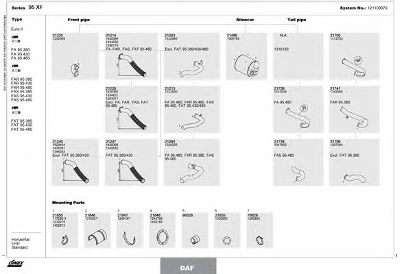 Dinex 121100070 Exhaust system 121100070: Buy near me in Poland at 2407.PL - Good price!