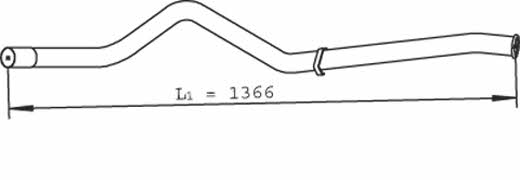 Dinex 28621 Выхлопная труба 28621: Отличная цена - Купить в Польше на 2407.PL!