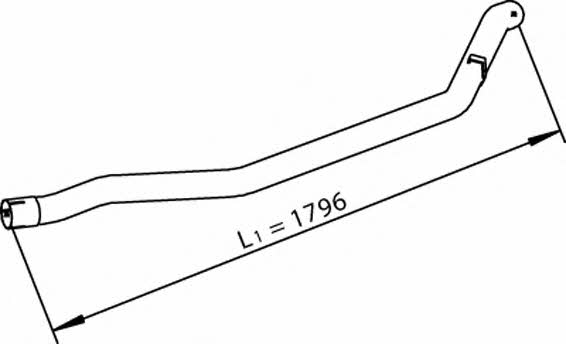 Dinex 28662 Выхлопная труба 28662: Купить в Польше - Отличная цена на 2407.PL!