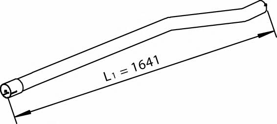 Dinex 28667 Выхлопная труба 28667: Отличная цена - Купить в Польше на 2407.PL!
