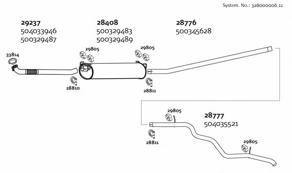 Dinex 328000006_11 Abgasanlage 32800000611: Kaufen Sie zu einem guten Preis in Polen bei 2407.PL!