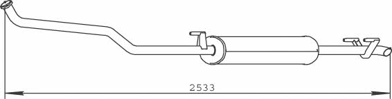 Dinex 50471 Endschalldämpfer 50471: Kaufen Sie zu einem guten Preis in Polen bei 2407.PL!