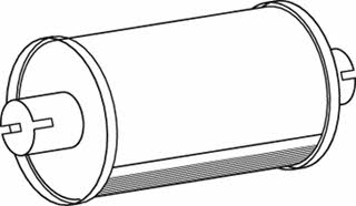 Dinex 22302 Middle-/End Silencer 22302: Buy near me in Poland at 2407.PL - Good price!