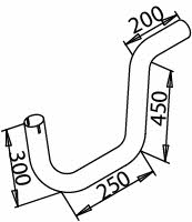 Dinex 51208 Exhaust pipe 51208: Buy near me in Poland at 2407.PL - Good price!