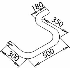 Dinex 51297 Exhaust pipe 51297: Buy near me in Poland at 2407.PL - Good price!