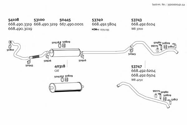 Dinex 350000042_02 Exhaust system 35000004202: Buy near me in Poland at 2407.PL - Good price!