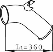 Dinex 68272 Exhaust pipe 68272: Buy near me in Poland at 2407.PL - Good price!
