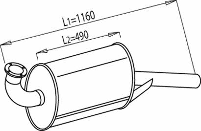 Dinex 69301 Middle-/End Silencer 69301: Buy near me in Poland at 2407.PL - Good price!