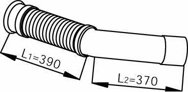 Dinex 53252 Exhaust pipe 53252: Buy near me in Poland at 2407.PL - Good price!