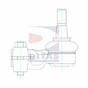 Ditas A1-1064 Tie rod end outer A11064: Buy near me in Poland at 2407.PL - Good price!