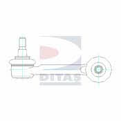 Ditas A1-1137 Стойка стабилизатора A11137: Отличная цена - Купить в Польше на 2407.PL!