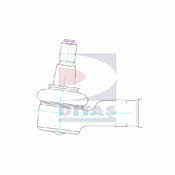 Ditas A2-2498 Tie rod end outer A22498: Buy near me in Poland at 2407.PL - Good price!