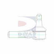 Ditas A3-1765 Tie rod end outer A31765: Buy near me in Poland at 2407.PL - Good price!