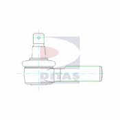 Ditas A3-2563 Tie rod end A32563: Buy near me in Poland at 2407.PL - Good price!