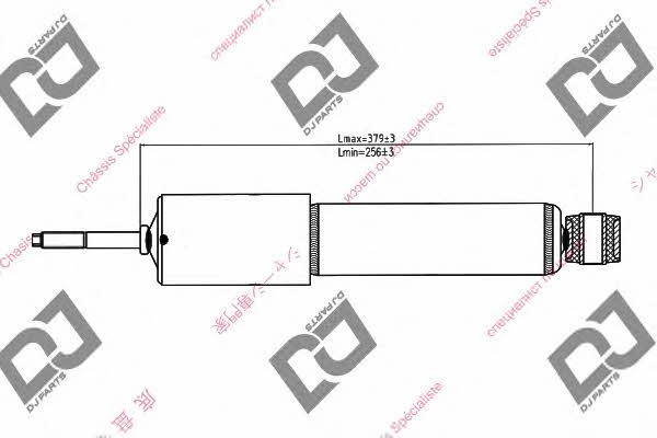 Dj parts DS1255GT Амортизатор подвески передний газомасляный DS1255GT: Отличная цена - Купить в Польше на 2407.PL!