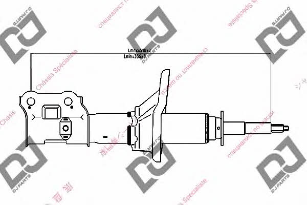 Dj parts DS1260GS Amortyzator gazowo-olejowy przód, prawy DS1260GS: Dobra cena w Polsce na 2407.PL - Kup Teraz!