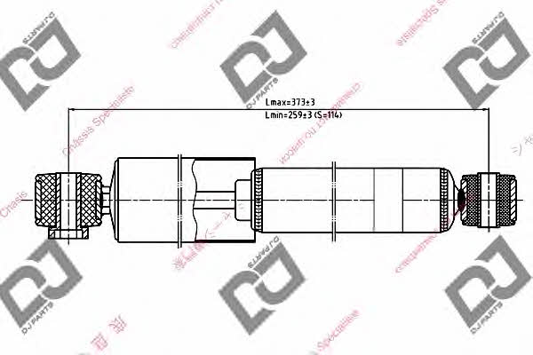 Dj parts DS1295GT Amortyzator gazowo-olejowy tylny DS1295GT: Dobra cena w Polsce na 2407.PL - Kup Teraz!