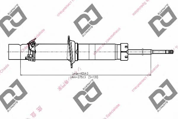 Dj parts DS1305GT Front Left Gas Oil Suspension Shock Absorber DS1305GT: Buy near me in Poland at 2407.PL - Good price!