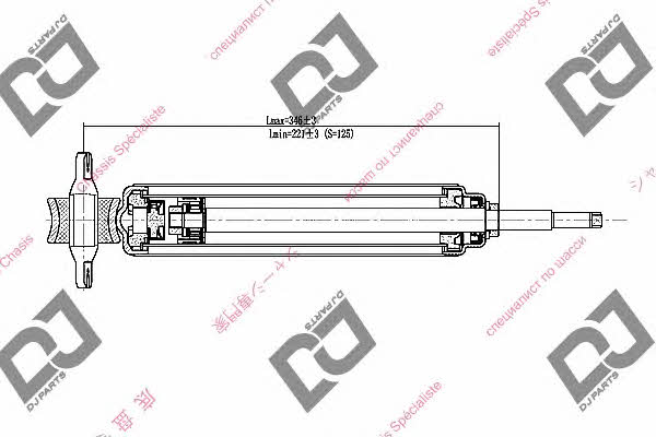 Dj parts DS1588HT Амортизатор подвески передний масляный DS1588HT: Отличная цена - Купить в Польше на 2407.PL!