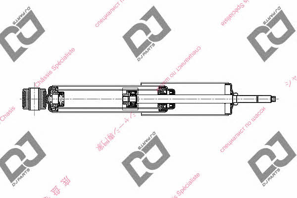 Dj parts DS1657HT Front oil shock absorber DS1657HT: Buy near me in Poland at 2407.PL - Good price!
