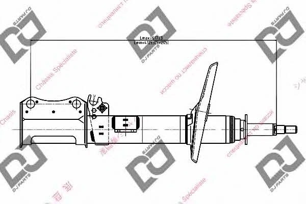 Dj parts DS1031HS Öl-Federdämpfer hinten links DS1031HS: Kaufen Sie zu einem guten Preis in Polen bei 2407.PL!