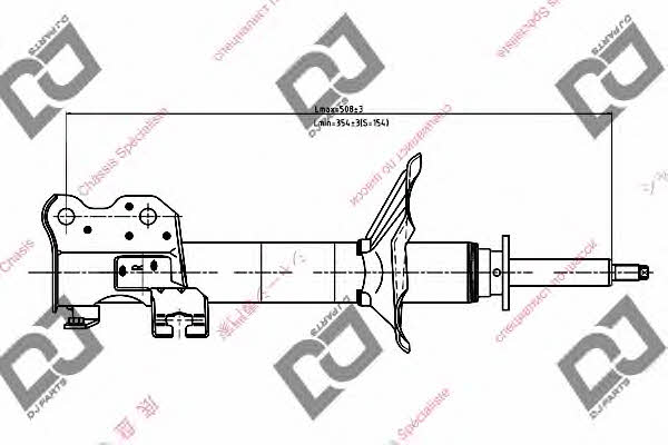 Dj parts DS1132GS Amortyzator gazowo-olejowy przód, prawy DS1132GS: Dobra cena w Polsce na 2407.PL - Kup Teraz!