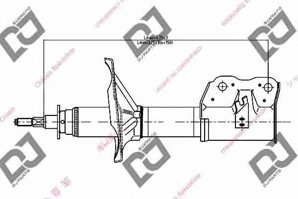 Dj parts DS1146GS Amortyzator gazowo-olejowy przód, prawy DS1146GS: Dobra cena w Polsce na 2407.PL - Kup Teraz!