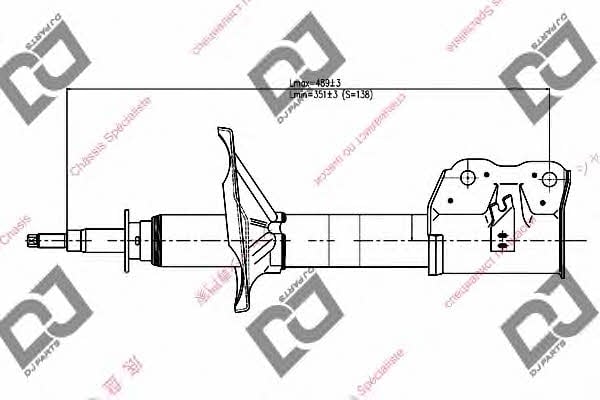 Dj parts DS1148GS Amortyzator gazowo-olejowy przód, prawy DS1148GS: Dobra cena w Polsce na 2407.PL - Kup Teraz!