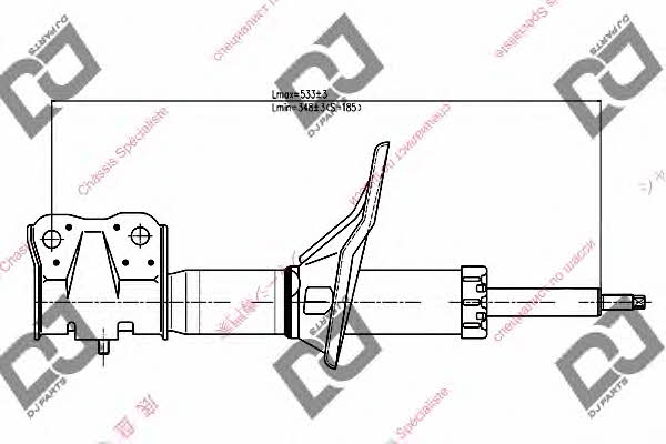 Dj parts DS1155GS Amortyzator gazowo-olejowy przód DS1155GS: Atrakcyjna cena w Polsce na 2407.PL - Zamów teraz!