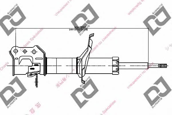 Dj parts DS1192GS Gasöl-Federdämpfer hinten links. DS1192GS: Kaufen Sie zu einem guten Preis in Polen bei 2407.PL!