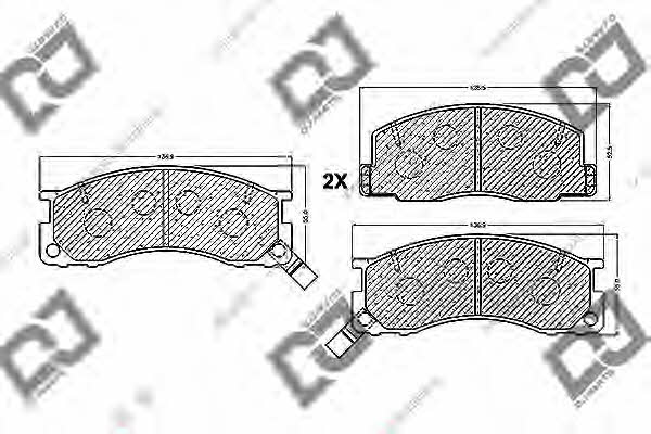 Dj parts BP1144 Klocki hamulcowe, zestaw BP1144: Dobra cena w Polsce na 2407.PL - Kup Teraz!