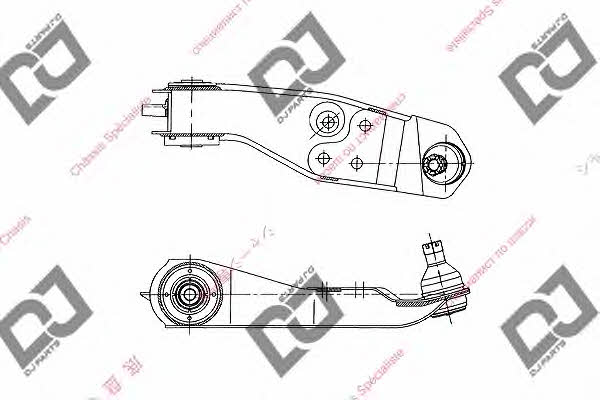 Dj parts DA1047 Важіль підвіски DA1047: Приваблива ціна - Купити у Польщі на 2407.PL!