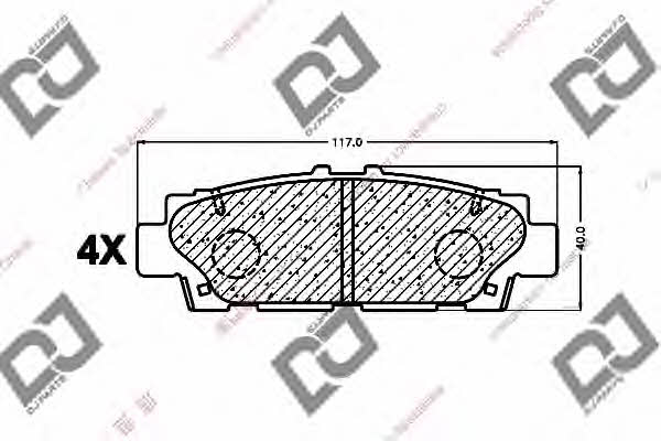 Dj parts BP1274 Brake Pad Set, disc brake BP1274: Buy near me in Poland at 2407.PL - Good price!