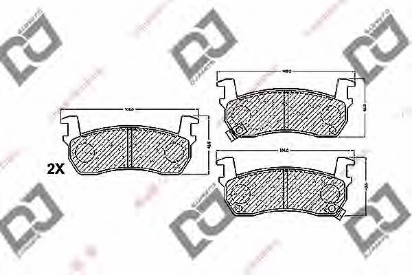 Dj parts BP1459 Brake Pad Set, disc brake BP1459: Buy near me in Poland at 2407.PL - Good price!