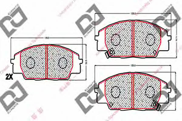 Dj parts BP1754 Brake Pad Set, disc brake BP1754: Buy near me at 2407.PL in Poland at an Affordable price!