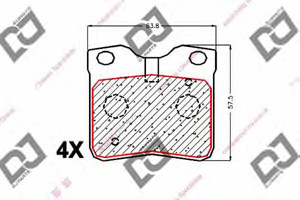 Dj parts BP1897 Klocki hamulcowe, zestaw BP1897: Dobra cena w Polsce na 2407.PL - Kup Teraz!