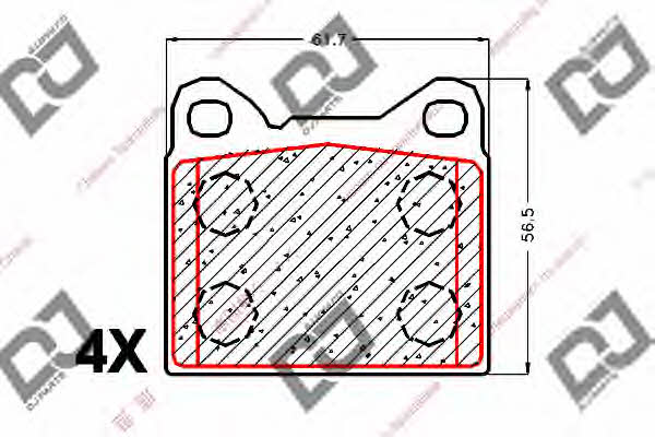 Dj parts BP1902 Klocki hamulcowe, zestaw BP1902: Dobra cena w Polsce na 2407.PL - Kup Teraz!