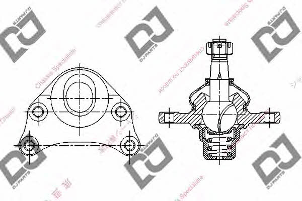 Dj parts DB1013 Ball joint DB1013: Buy near me in Poland at 2407.PL - Good price!